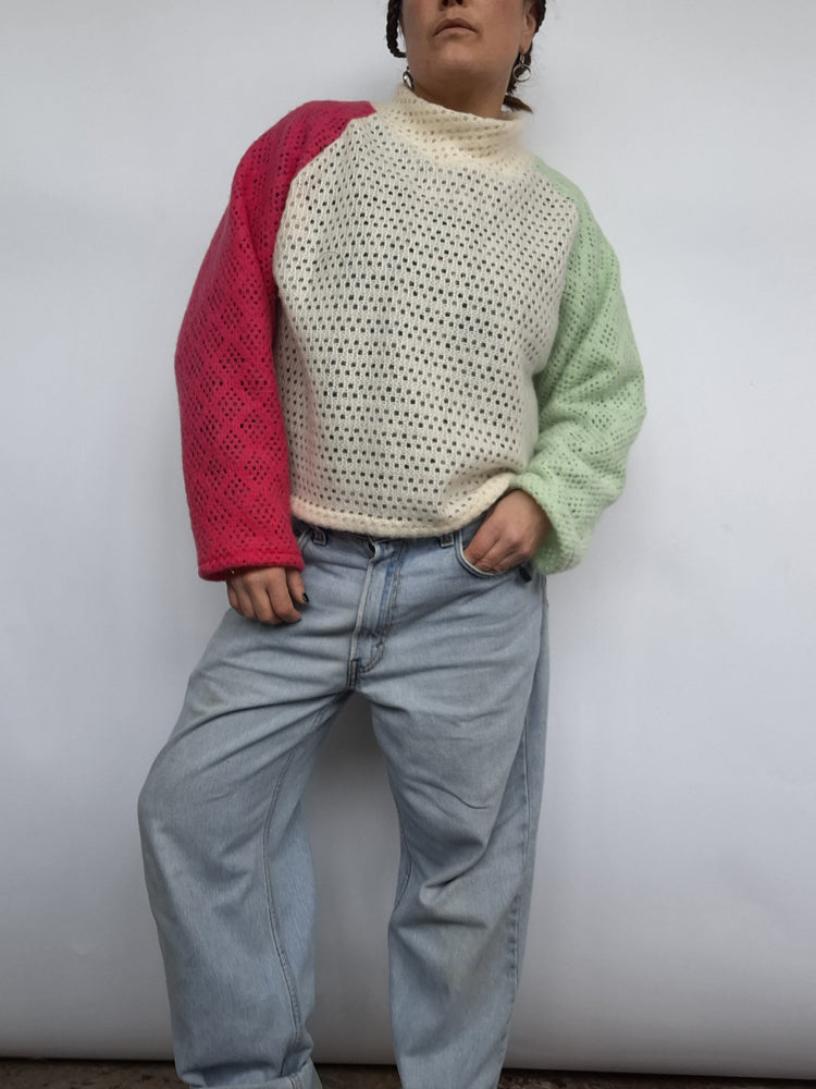 Mixed Blanket Jumper