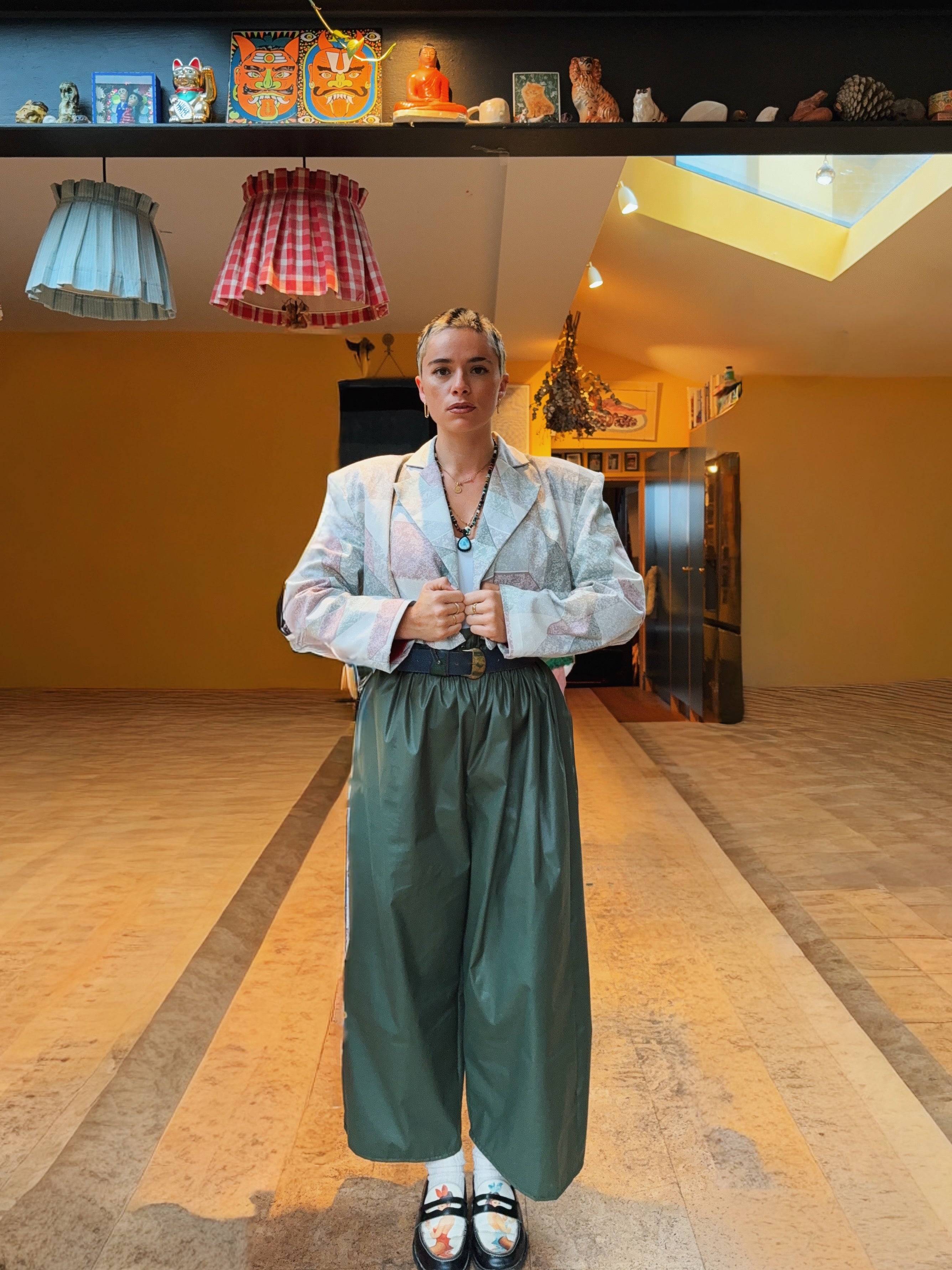 Khaki Paper Bag Trouser