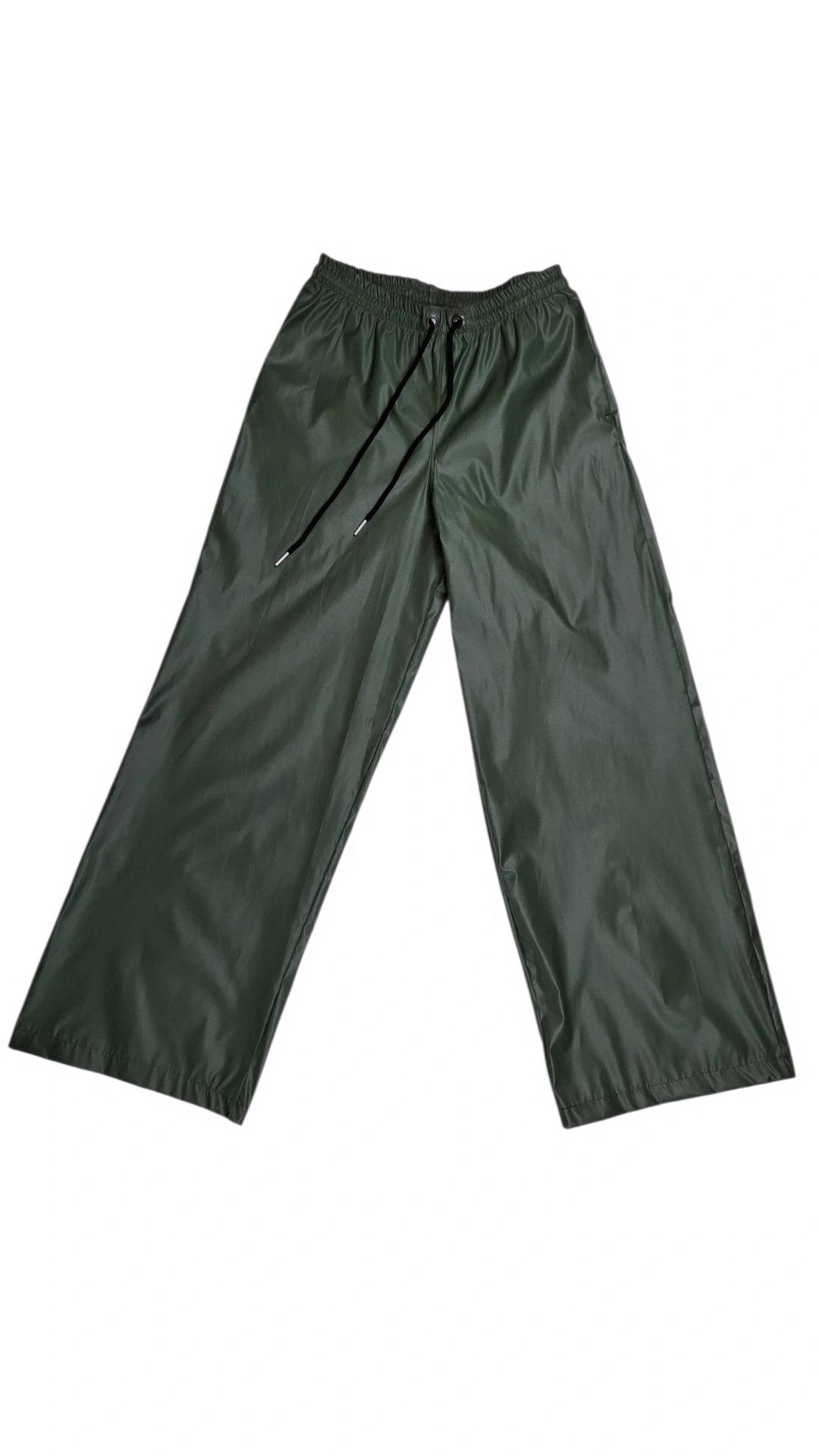 Khaki Wide Leg Trouser