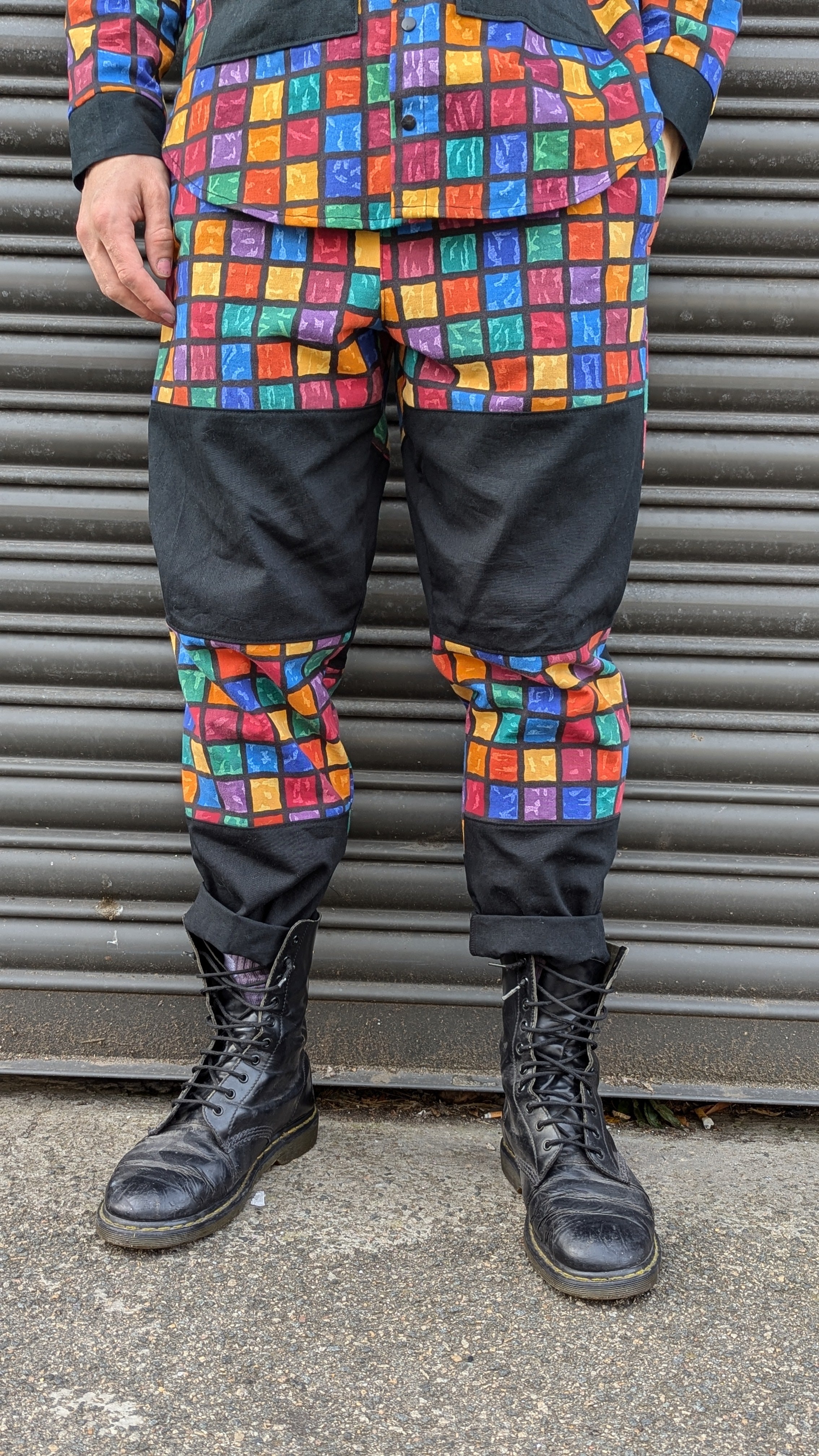 Stained Glass Block Trousers