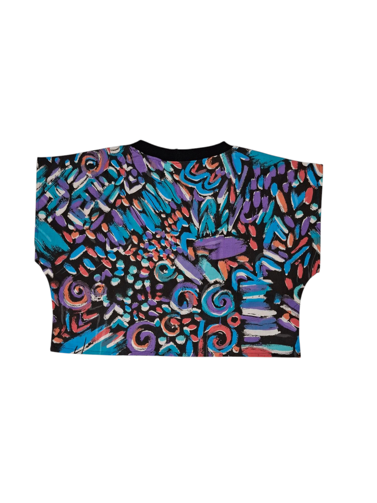 Blue Funfair Crop Tee