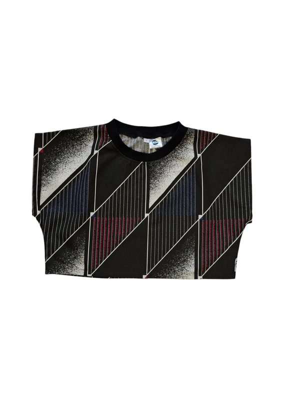 Black Diamonds Crop Tee